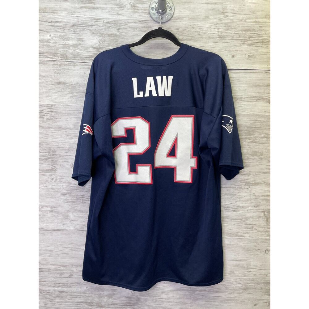 Ty Law Jersey‎ Mens XL New England Patriots NFL Short Sleeve Vintage - Picture 7 of 8